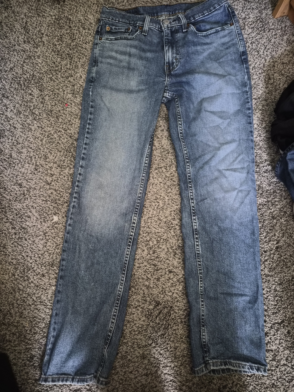 514 Levi's Men's Relaxed Fit Light Blue Denim Jeans